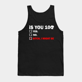 hundred 100 Years Old Birthday 100th Tank Top